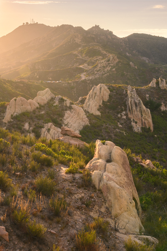 6:33pm in the Santa Monica Mountains