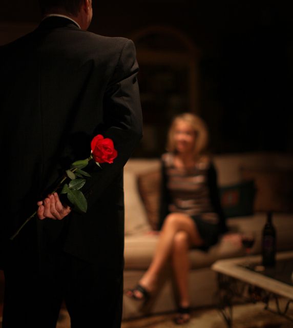one red rose