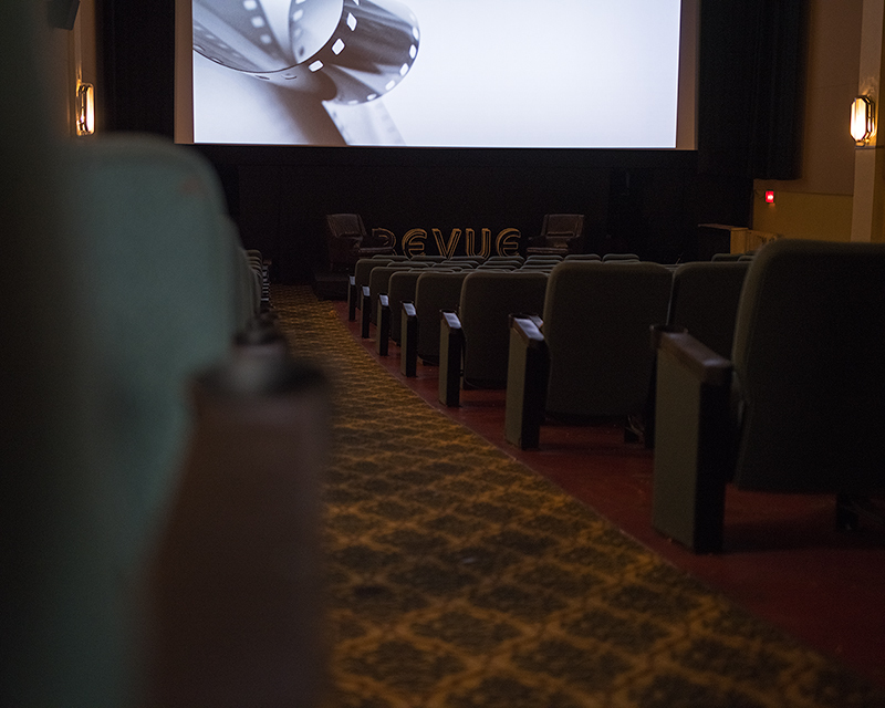 . . . at the local theatre