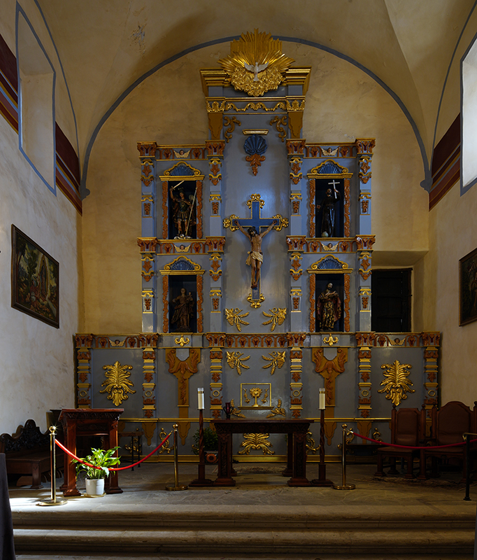 Early Spanish San Antonio church