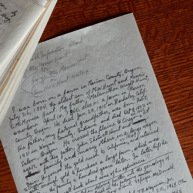 Family history longhand
