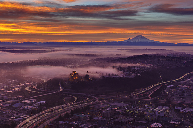 Rainier SODO Sunrise