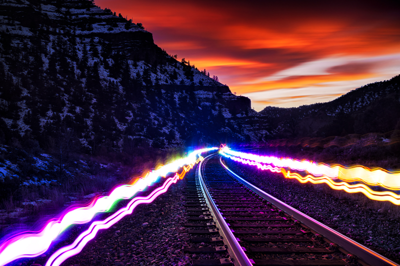 Light painting chaos
