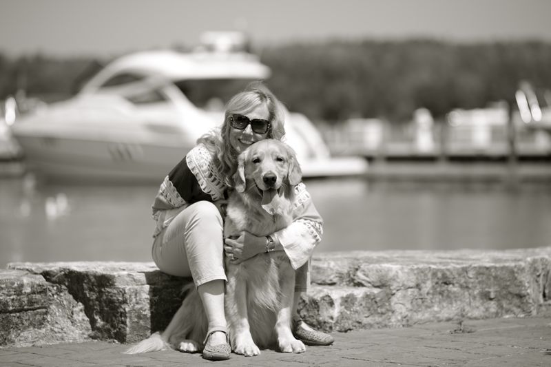 My Wife and Golden Whom We Love as a Son.