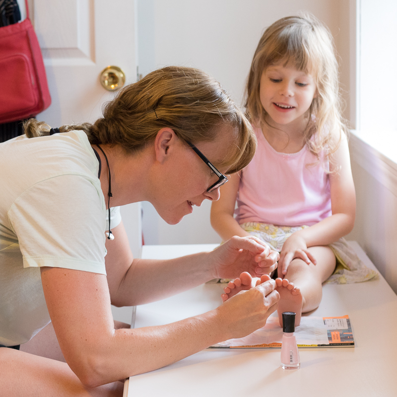 Painting Toenails