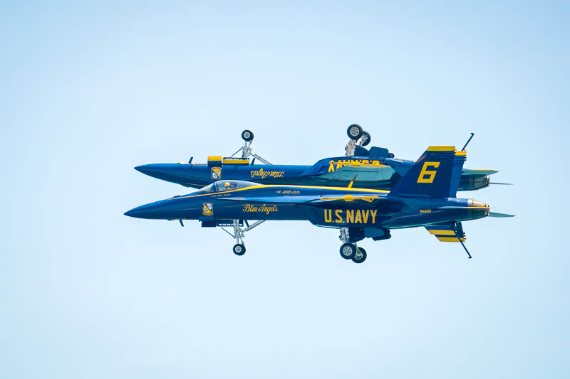 Blue Angels Upside Down, Downside Up.