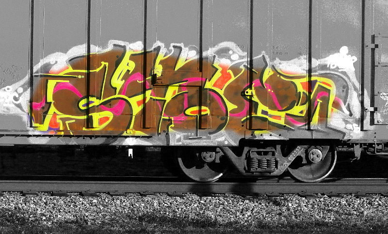 Train Car Graffiti