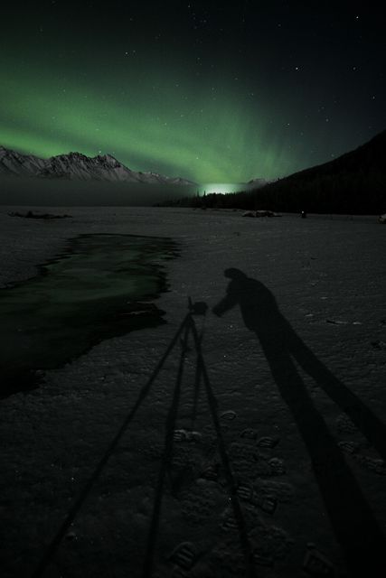 Solar wind in the shadow and me