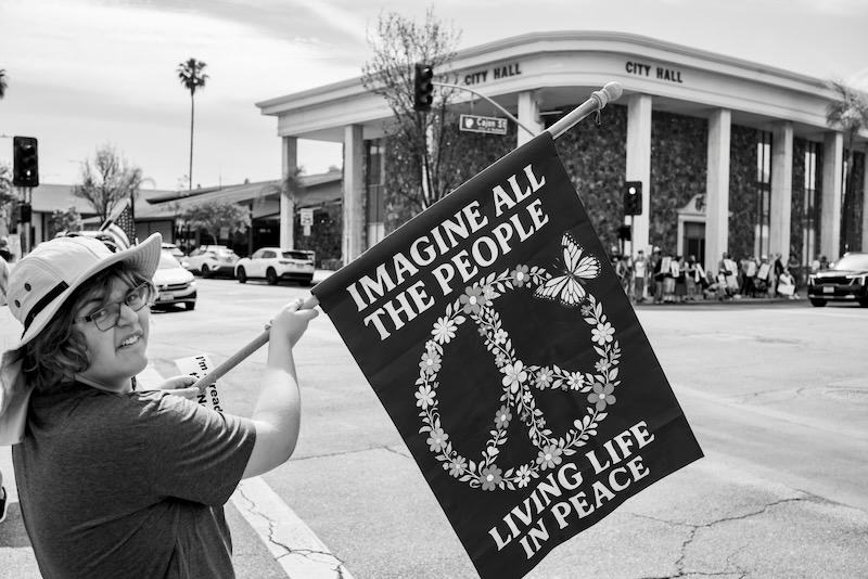 A Peaceful Protester