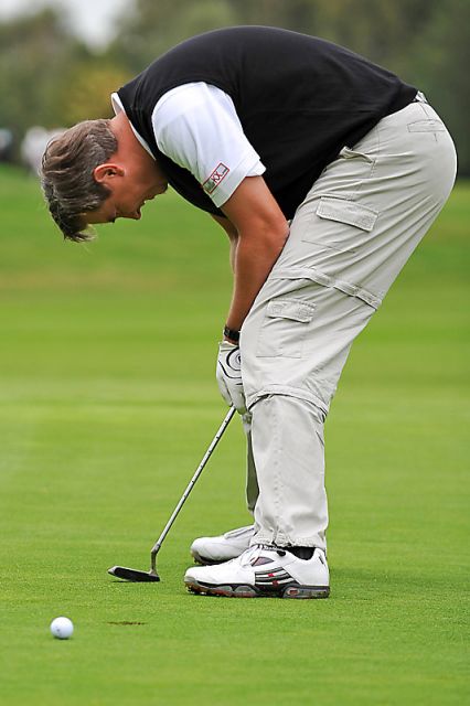 Golf can be cruel....