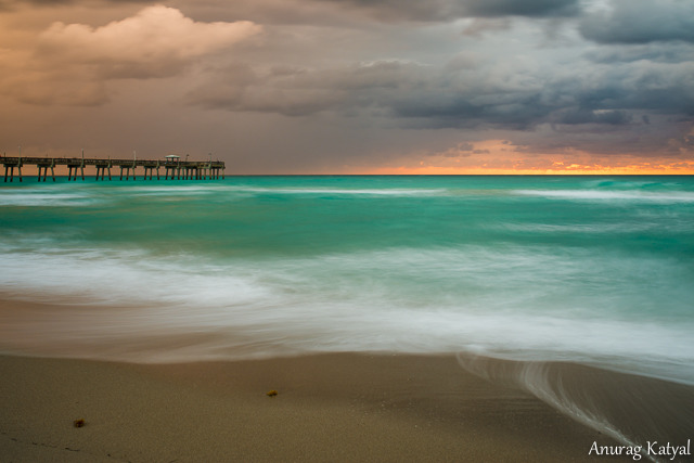 Sunrise over the Green Ocean