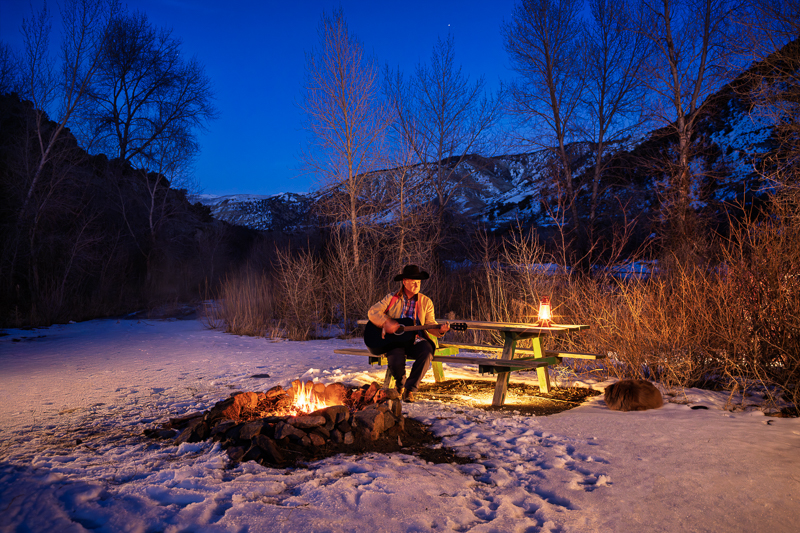 The joy of a warm fire