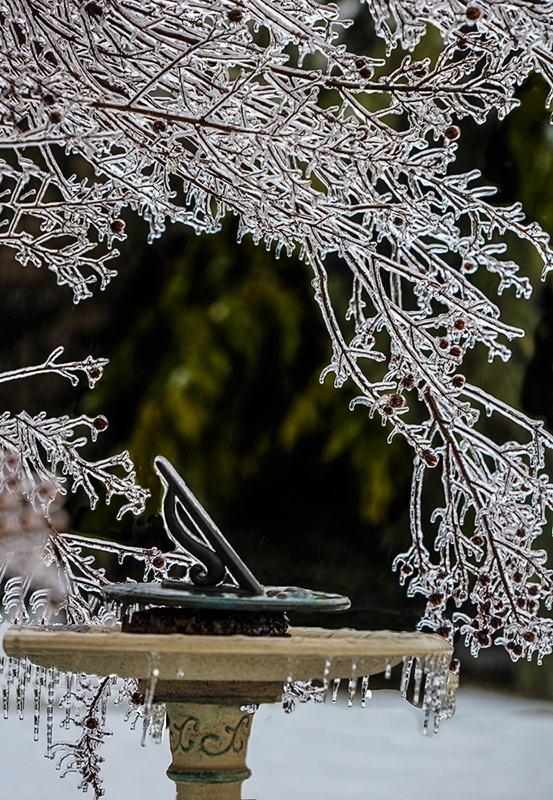 Sundial In Ice