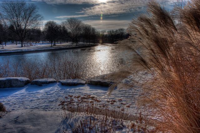 A Cold Day at Riverside Park
