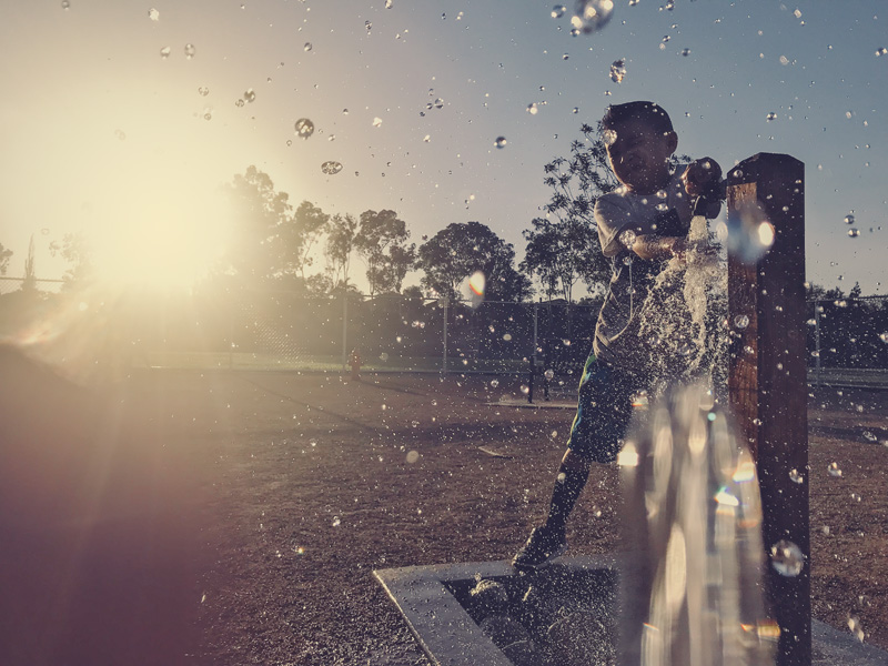 Splash splash...