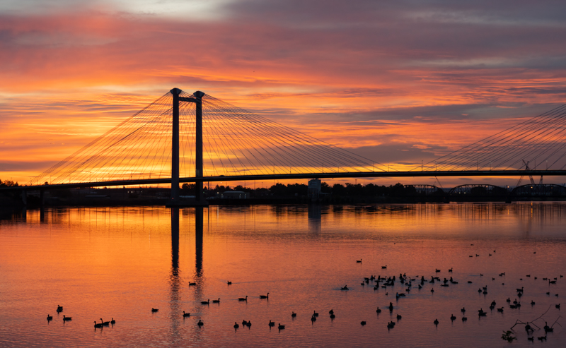 Sunrise On The Columbia River