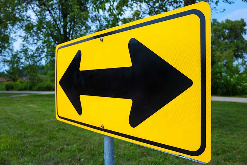 Opposite Directions