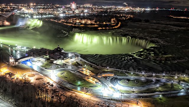 Niagara Falls from above