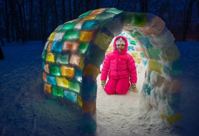Hiding in a Secret Igloo...