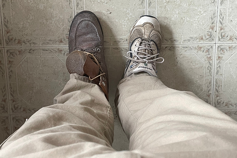 Looking Down