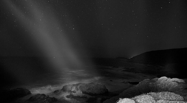 A Beam of Fog in the Night