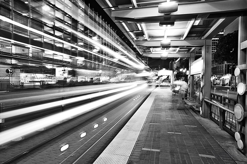 The light bullet train