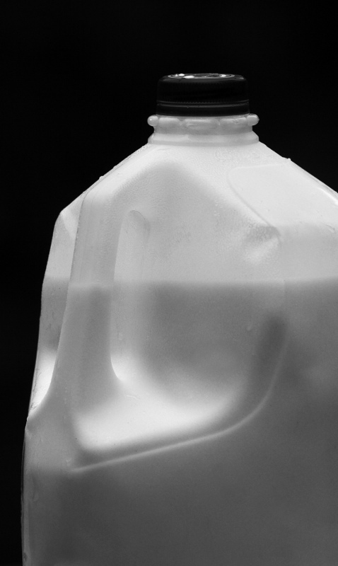 Gallon of Milk (B&amp;W)