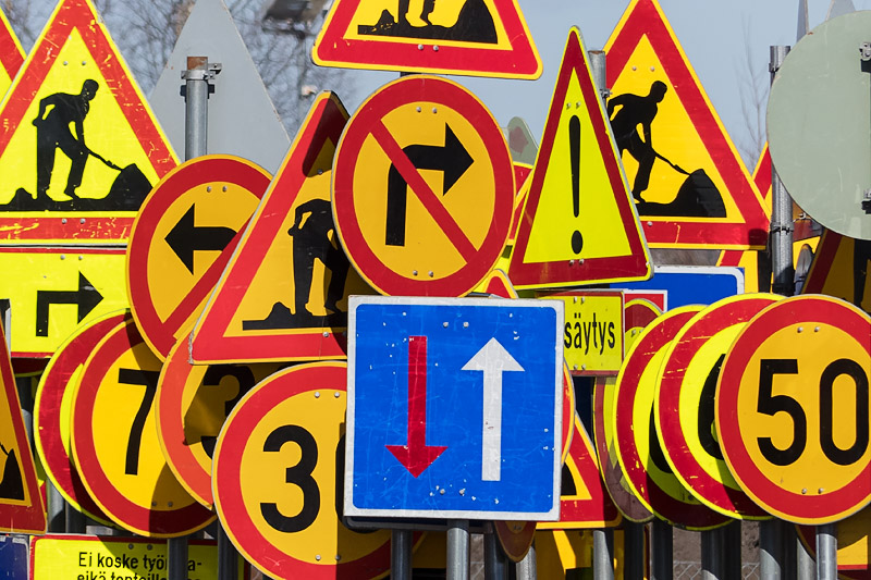 A few signs