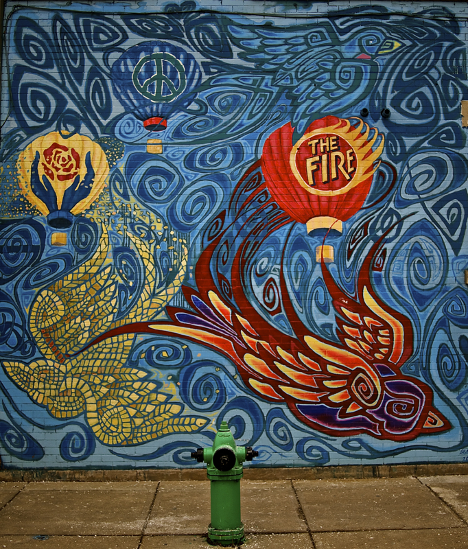 Durkee Street Wall Mural