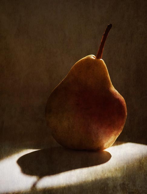 Backlit Pear