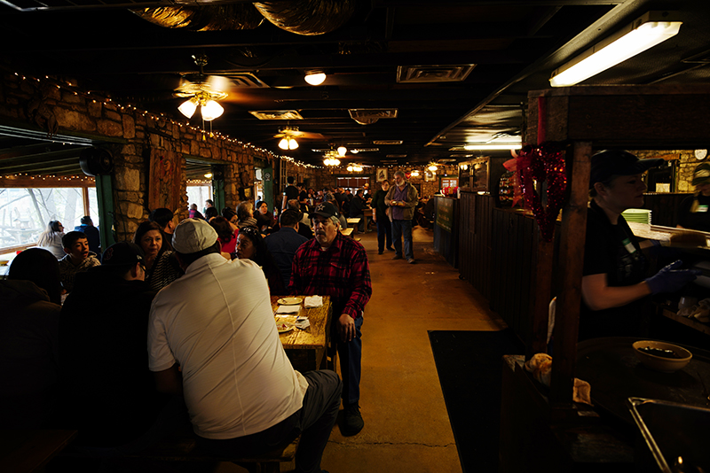 Back at The Salt Lick, ...