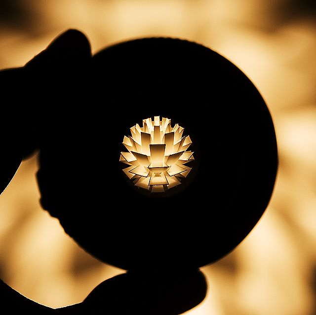 Lamp Through a Lens