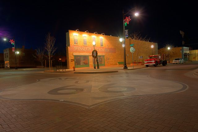 Standing on a corner