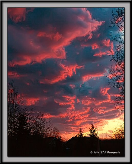 Ominous Clouds in the sky.
