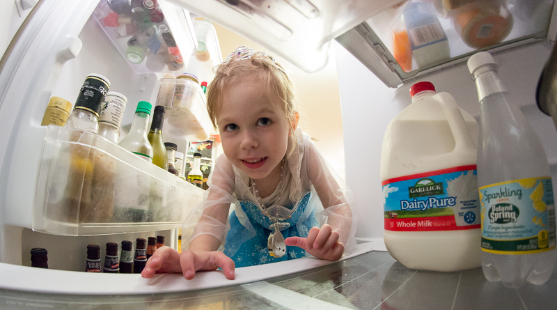 In the refrigerator