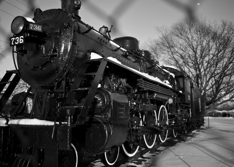 Number 736 Steam Locamotive