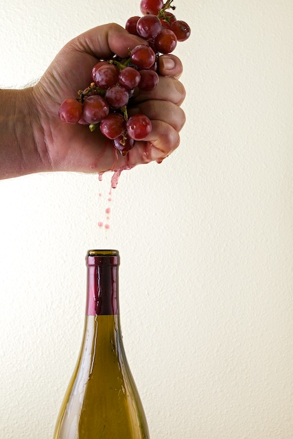 Squeezed to death and birth of libation