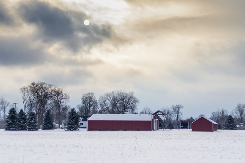 Sunshine and snow