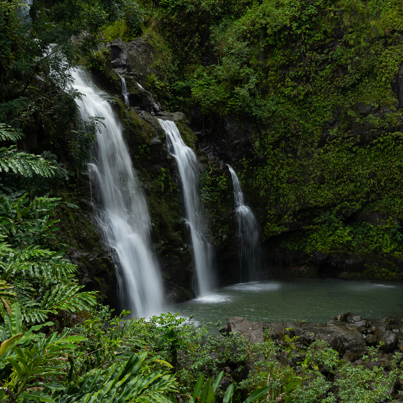 Upper Waikani Falls
