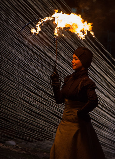 Fire artist