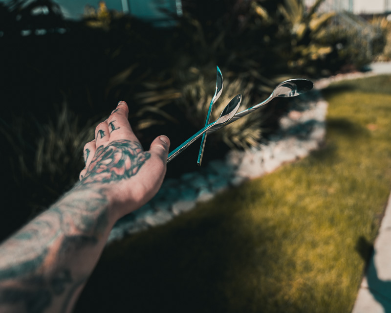 Spoons in Flight