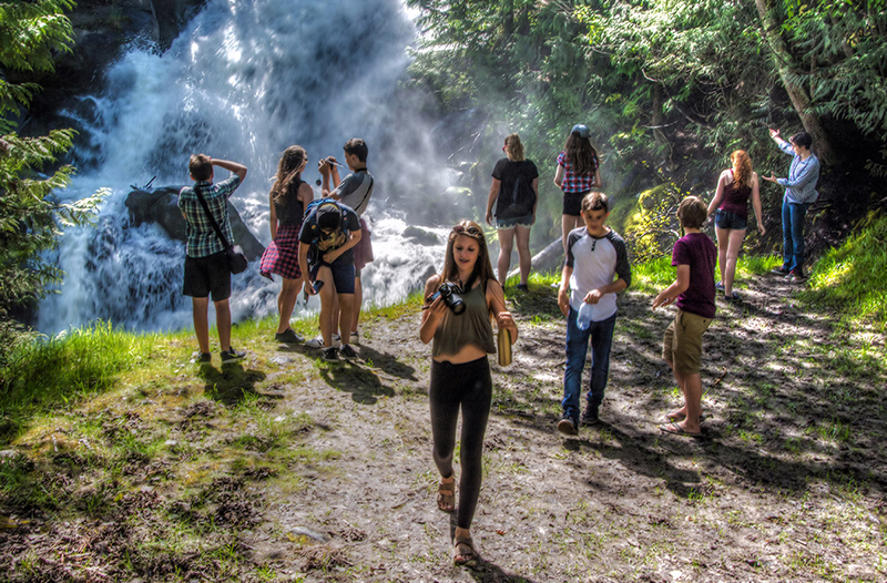 Students at Cottonwood falls